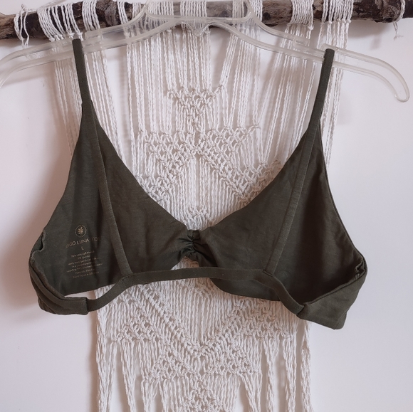 Indigo Luna Astrid Bralette Jungle Green - Picture 7 of 7